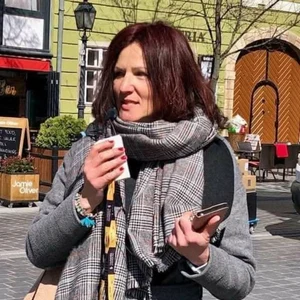 Dani Gabriella sétavezető a Step by Step Budapest csapatában